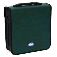 Сумка для хранения дисков "DVTech", модель WDQ-200, цвет: зеленый артикул 6890c.